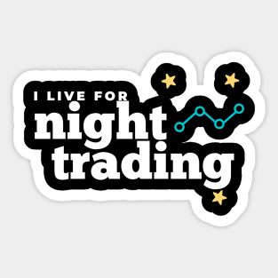 The Night Trader Artwork Sticker